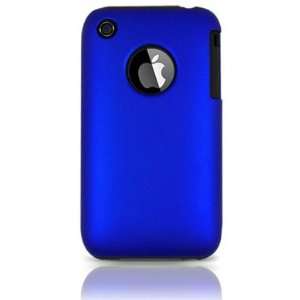 3G and iPhone 3G S Hybrid Dual Protector Case Type2   Black/Blue (Free 