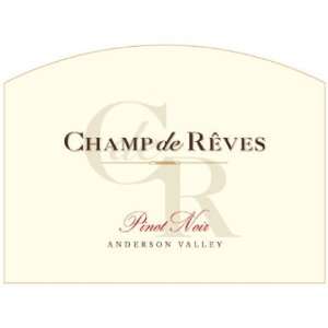   de Reves Anderson Valley Pinot Noir 750ml Grocery & Gourmet Food