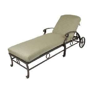  Tropical Single Chaise with Cushion
