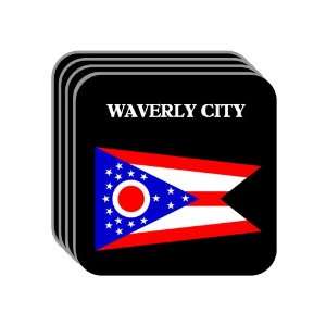  US State Flag   WAVERLY CITY, Ohio (OH) Set of 4 Mini 
