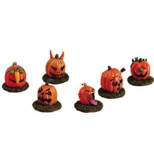  Lemax Spooky Town Village Pumpkin People 6 Piece Figurine 