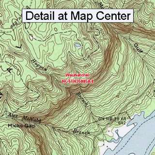 USGS Topographic Quadrangle Map   Wauhatchie, Tennessee (Folded 