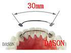 Dental Orthodontic Lingual Retainers Lower 3 3 ,mesh base size 30mm 