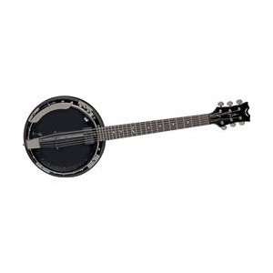  Dean Backwoods 6 Banjo W/Pickup   Black Chrome Black 