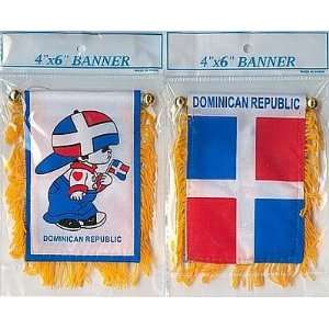  DOMINICAN REPUBLIC BOY MINI BANNER 