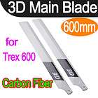   Carbon Fiber 600mm Main Blade for RC Align Trex 600 600CF Helicopter