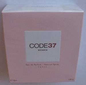 Code 37 for Women by Karen Low Rare 3.4 oz EDT NEW  