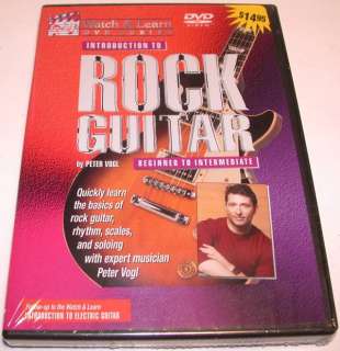 Introduction to Rock Guitar DVD Video Instruction NEW  