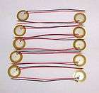 10   20mm Piezo Discs with leads   Piezos are Great for Cigar Box 