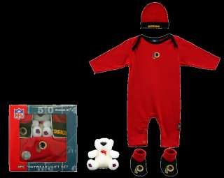 Washington Redskins 4 pc Infant Gift Set  