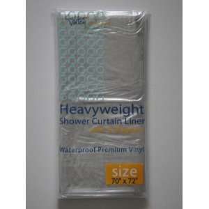  HEAVYWEIGHT Shower Curtain Liner with 3 Magnets 