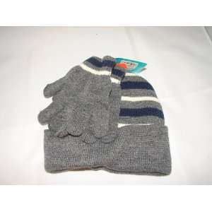  knitted warm winter stocking hat and gloves set cold 