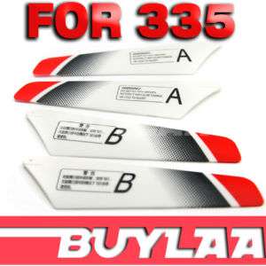 4x Main Blades Spare Part for 3ch Mini Helicopter 335  