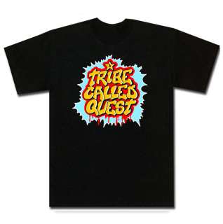 tribe called quest vintage hip hop logo black t shirt  