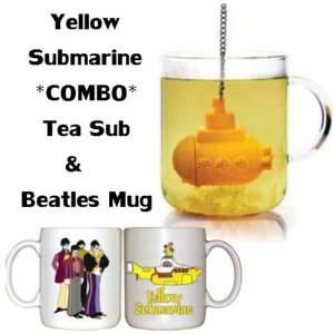  Tea Sub  Yellow Submarine Tea Infuser **COMBO** Beatles 