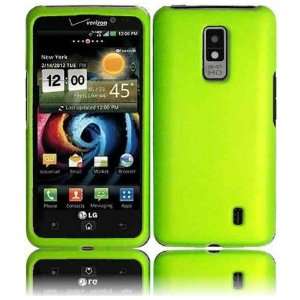  VMG Verizon LG Spectrum Hard Phone Case Cover   NEON GREEN 