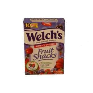 Welchs Fruit Snaks Berries N Cherries Grocery & Gourmet Food