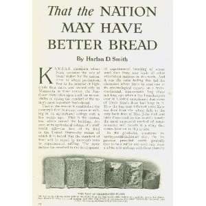  1914 Bread Making Kansas Agriculture College L A Fitz 