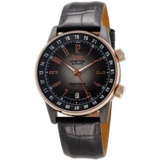    Europe Mens 2426/5603061 Gaz 14 Limo Automatic Black Dial Watch
