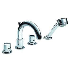 38447821 Axor Uno Roman Tub Filler Faucet with Metal Knob Handles and 