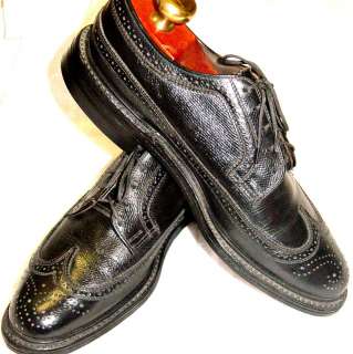 here is an example of shell cordovan leather shoe polished cleaned 