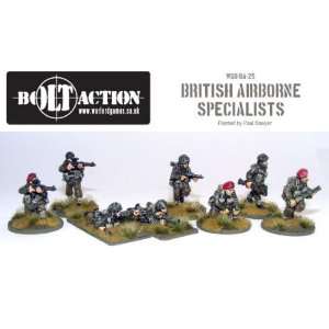  28mm Bolt Action (British)   Paratrooper Specialists (8 