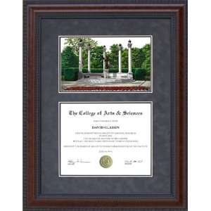   Frame with Licensed Ball State Campus Lithograph