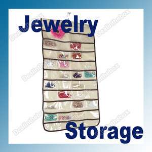 Reliable Jewelry Hanging Storage Organizer Bag 80 Pocket Hotsale 
