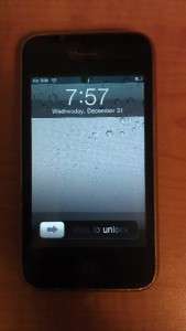 Apple iPhone 3GS   16GB   Black (AT&T) Smartphone  NEW SCREEN; WORKS 