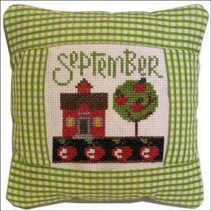  September 2011 Small Pillow Kit   Cross Stitch Kit Arts 