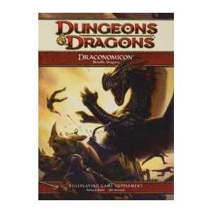 Draconomicon Metallic Dragons D&D Supplement 4th (fourth) edition 