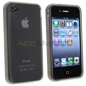 Clear Smoke Silicone Gel Case Cover for iPhone 4 4G 4th  