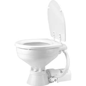   Household Size Electric Marine Toilet Push Button Operation  
