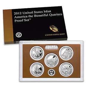 2012 US Mint Quarters Proof Set  