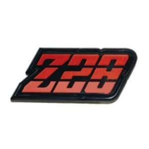  80 81 CAMARO FUEL DOOR EMBLEM, Z28, RED Automotive