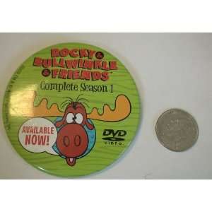  Rocky and Bullwinkle Promotional Button 