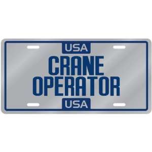  New  Usa Crane Operator  License Plate Occupations