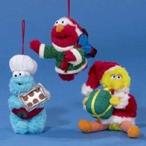  Sesame Street Plush Elmo Christmas Ornament