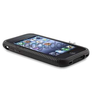  SKIN SOFT CASE HARD COVER+Privacy Protector For iPhone 3G 3GS  