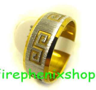 wholesale lot 200pcs Golden Stainless Steel Mens rings  
