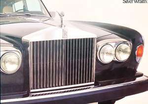 1978 Rolls Royce Silver Wraith II Sales Brochure Book  