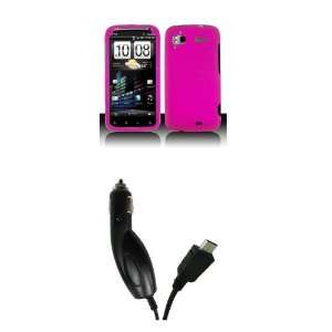 HTC Sensation 4G (T Mobile) Premium Combo Pack   Hot Pink Rubberized 
