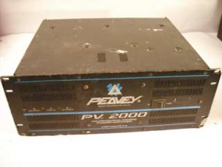 Peavey PV 2000 Power Amplifier PV2000 Amp  