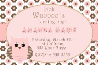   Invitations Baby Shower Birthday First 1st Cards Look Whos Turning