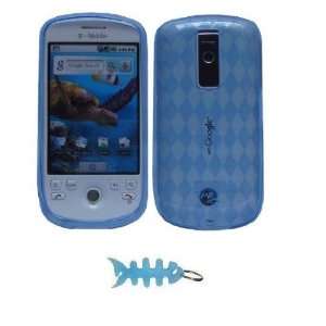  Blue Soft Gel Silicone Skin Case Cover For HTC G2 Google 