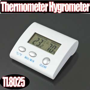 LCD Digital Indoor Thermometer Hygrometer Humidity Meter TL8025 Gauge