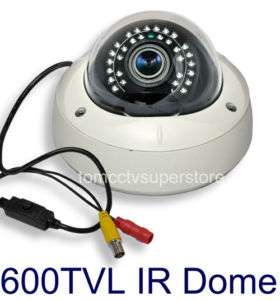 CCTV 600TV Line SONY CCD IR Dome Camera 2.8 11mm Lens  