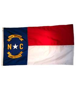 North Carolina 3x5 ft. Colonial Flag (Nylon)  
