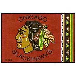   Licensed NHL Chicago Blackhawks Rug (26 x 4)  