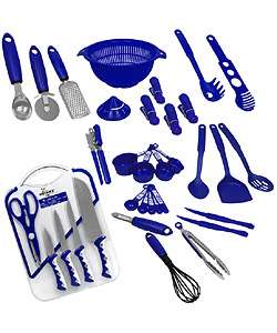 MyPlace 35 piece Blue Kitchen Utensil/ Cutlery Set  
